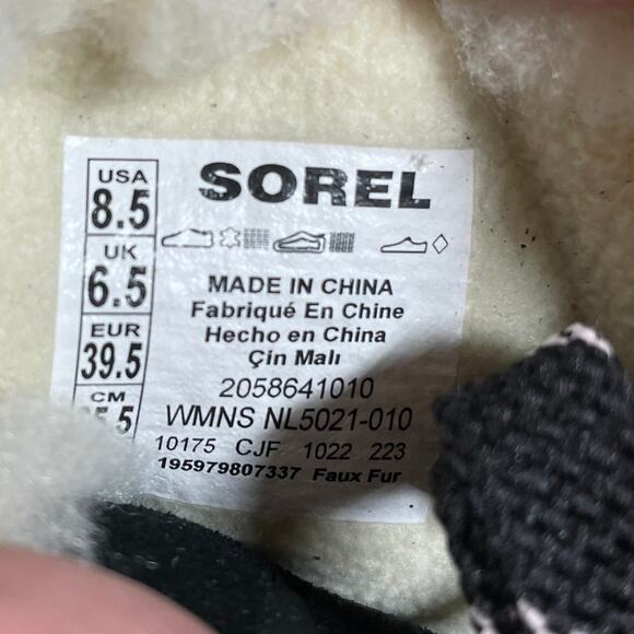 Sorel Evie II Cozy Waterproof Wedge Bootie Back Women's Size 8.5 New Without Box - Picture 6 of 6